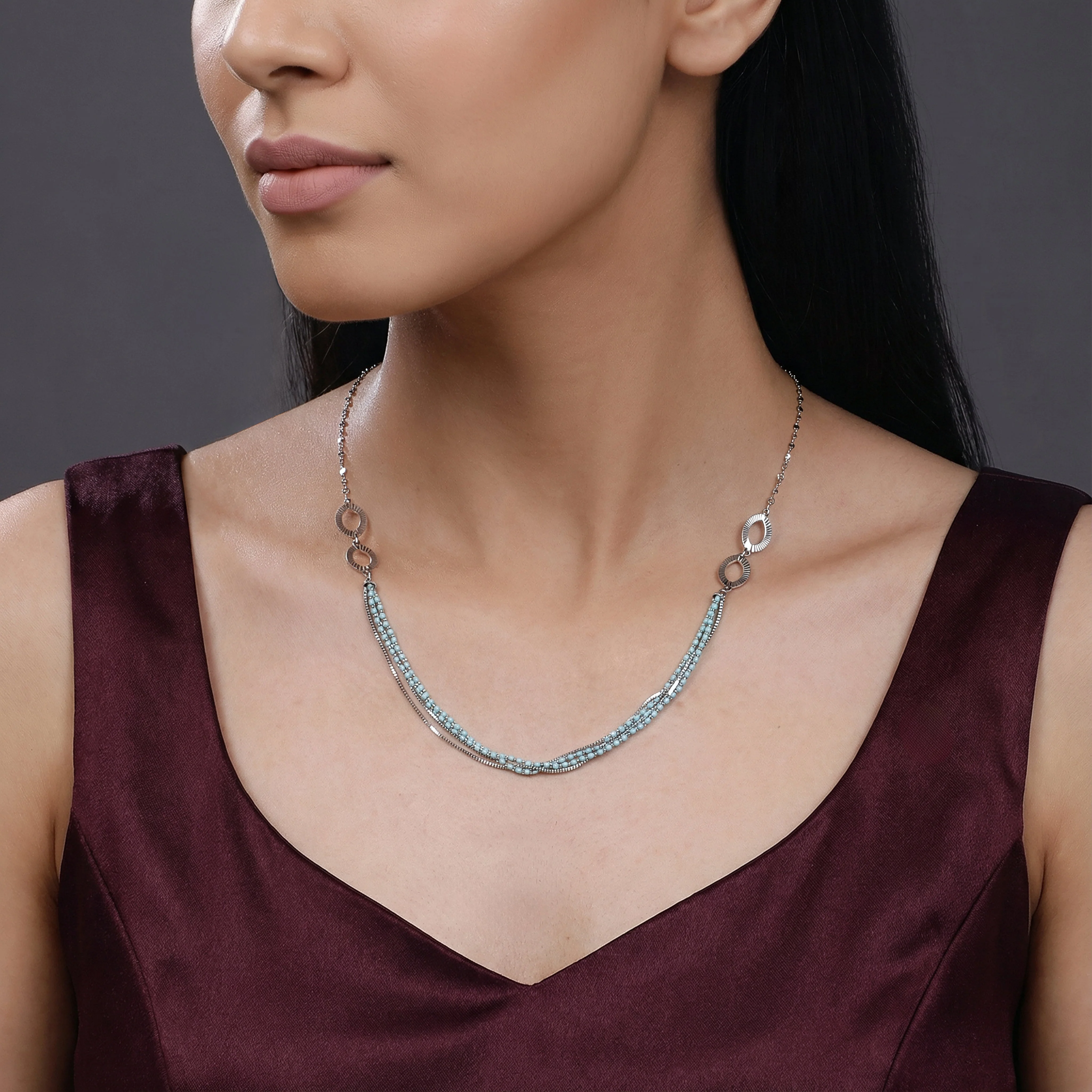 Silver Levitating Necklace - Image 2