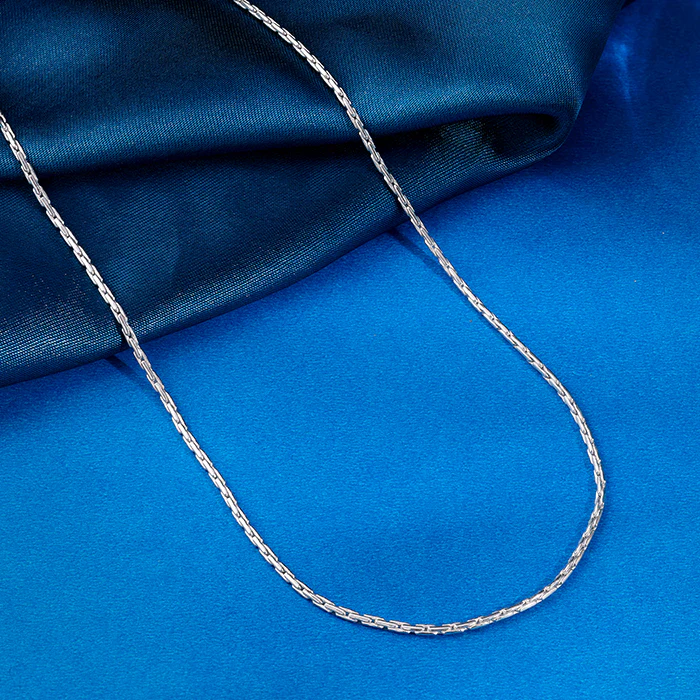 Silver Long and Short Chain - Image 2