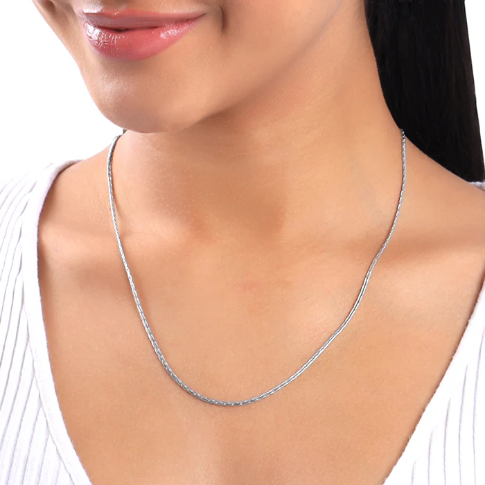 Silver Long and Short Chain - Image 3
