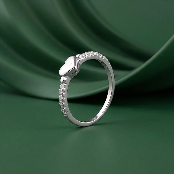 Silver Love-coded Ring - Image 2