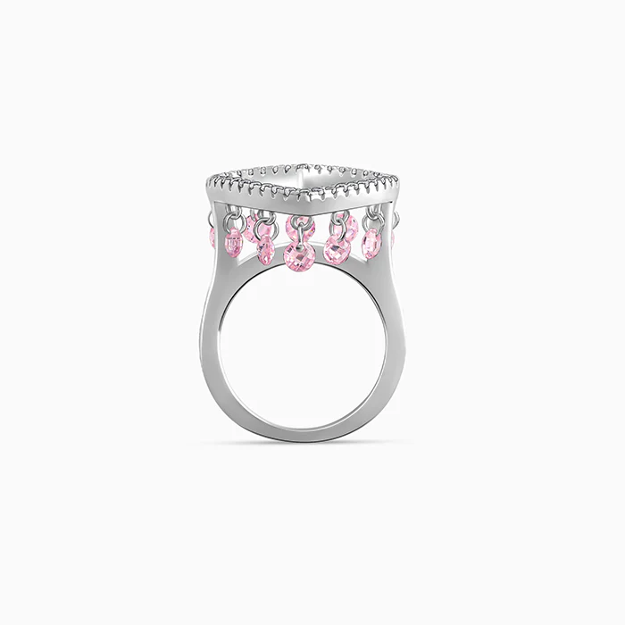 Silver Love In Charm Ring - Image 4