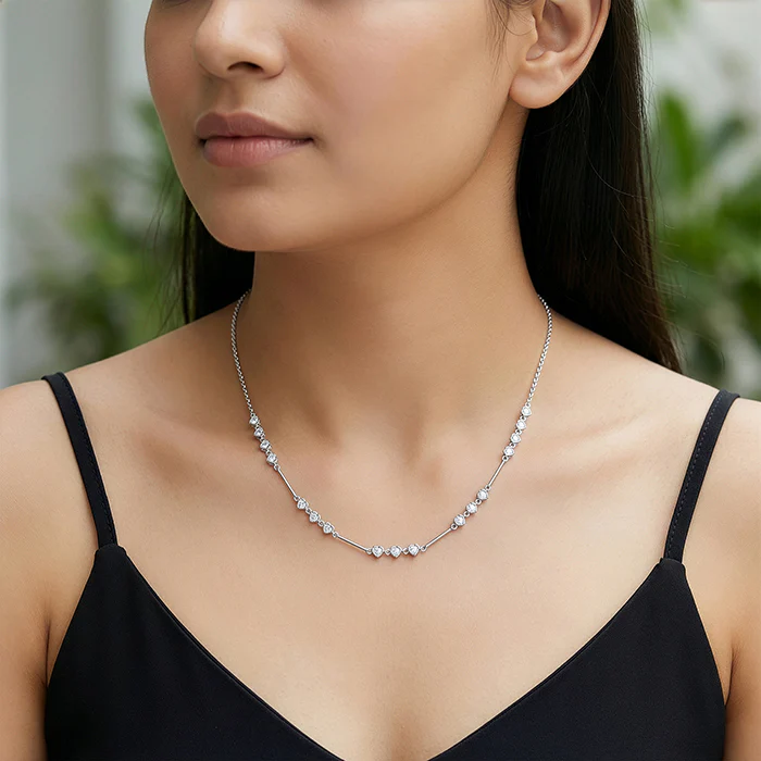 Silver Lovely You Necklace - Image 3