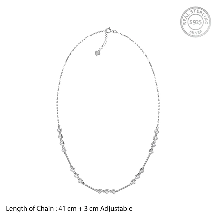 Silver Lovely You Necklace - Image 4