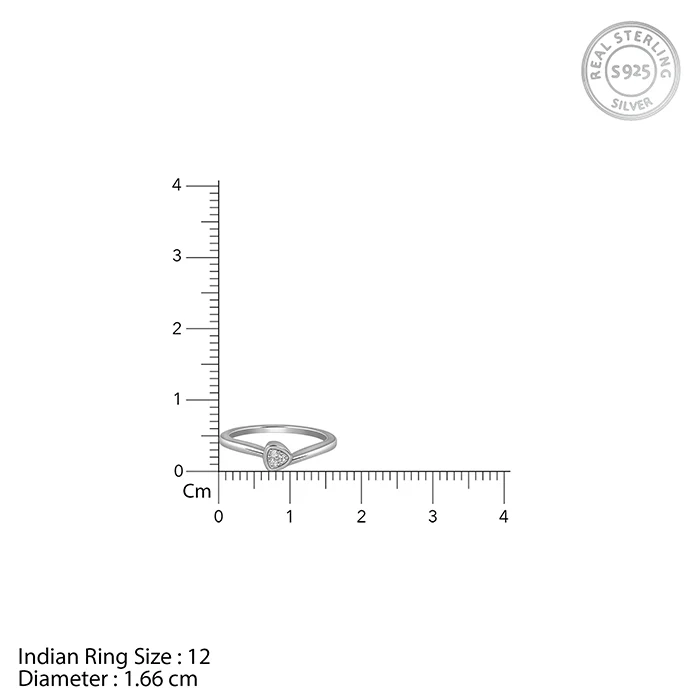 Silver Luma Drop Ring (Size 12) - Image 4