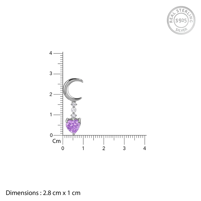 Silver Lunar Promise Necklace - Image 5