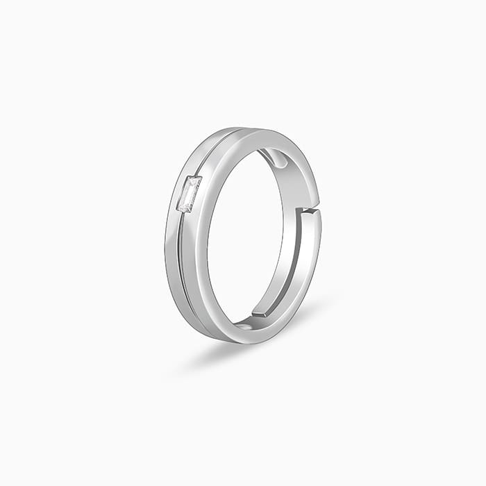 Silver Majesty Band For Him - Image 4