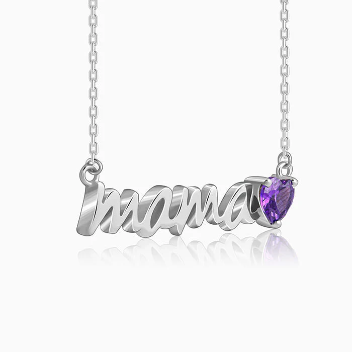 Silver Mama Love Necklace - Image 4