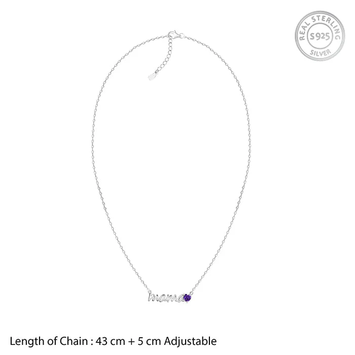 Silver Mama Love Necklace - Image 6
