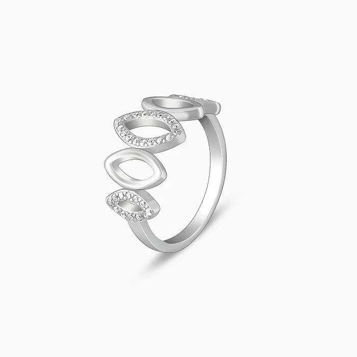 Silver Marquise Shape Ring - Image 4