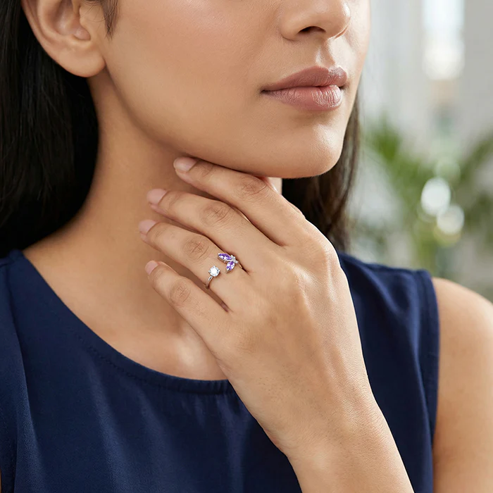 Silver Mermaid Muse Ring - Image 3