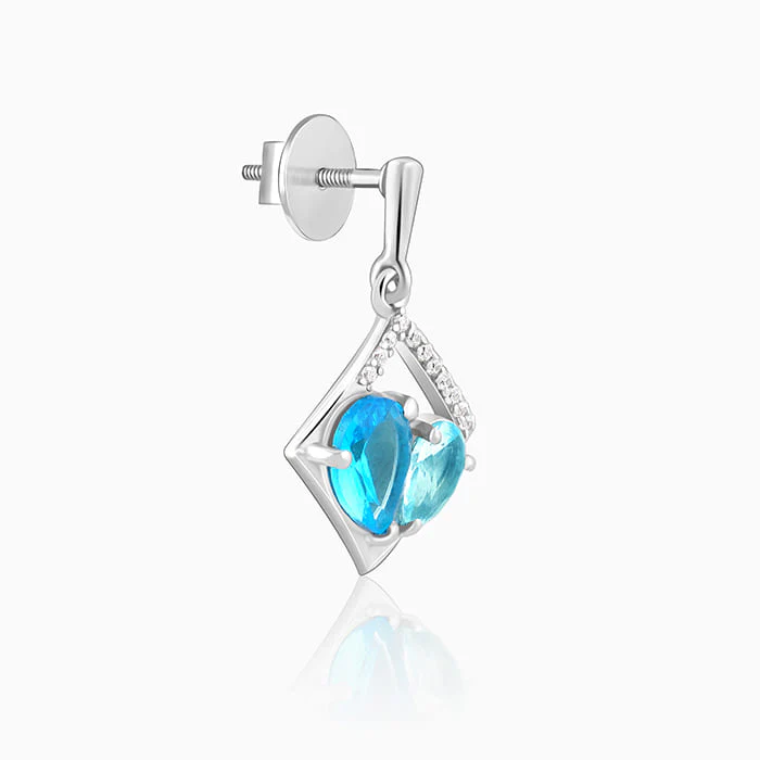 Silver Met Love Earrings - Image 4