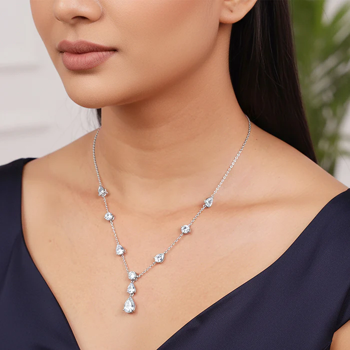 Silver Midnight Rain Necklace - Image 2