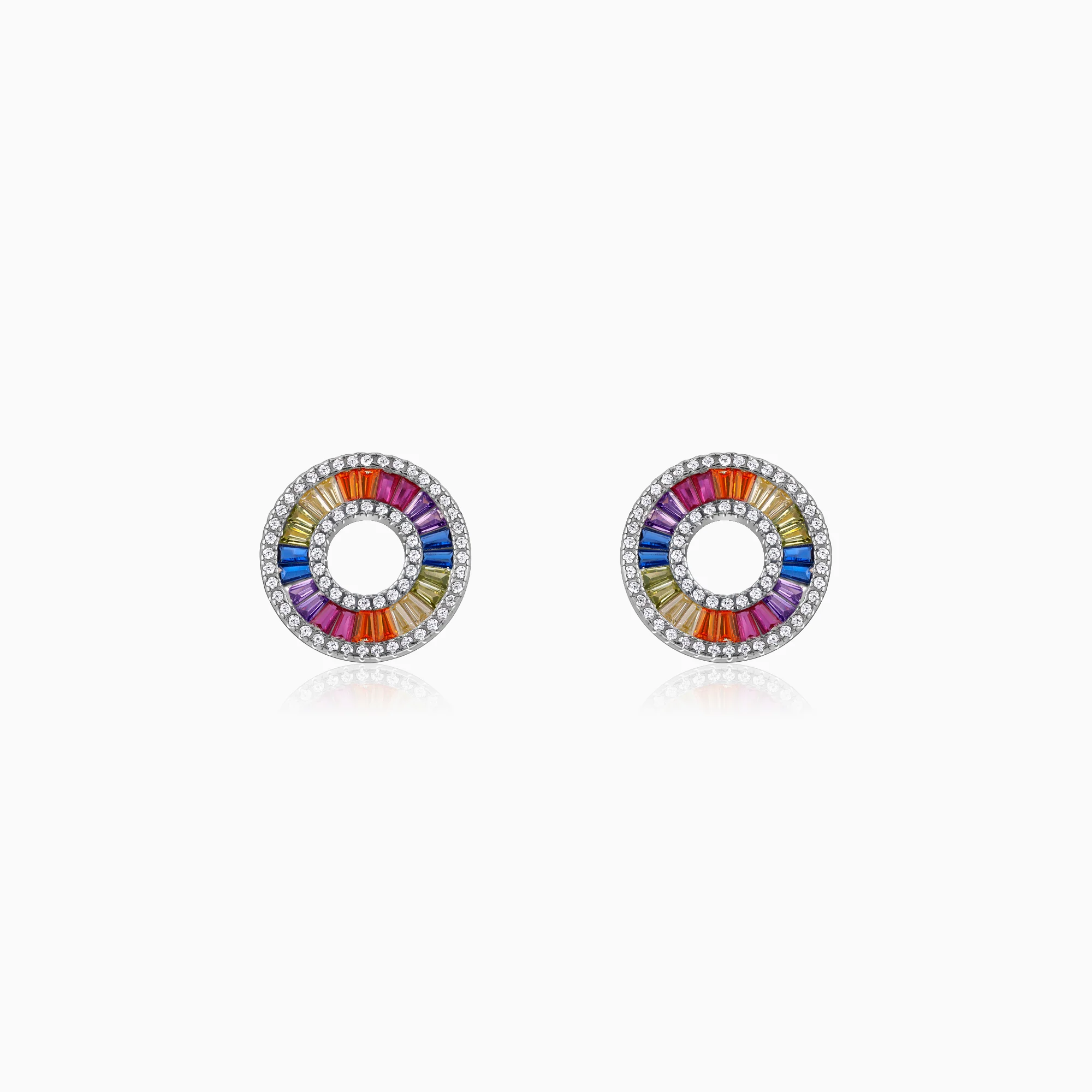 Silver Orb of Grace Earrings