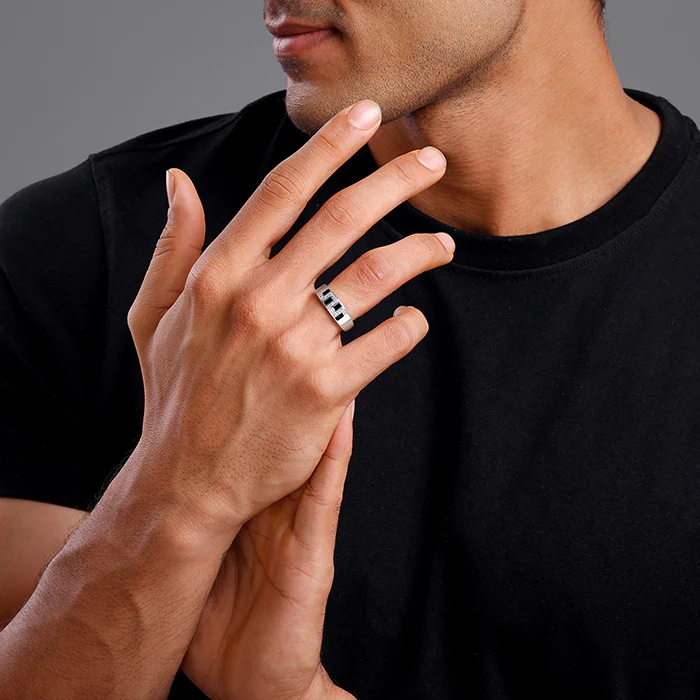 Silver Mystic Style Ring For Him - Image 3