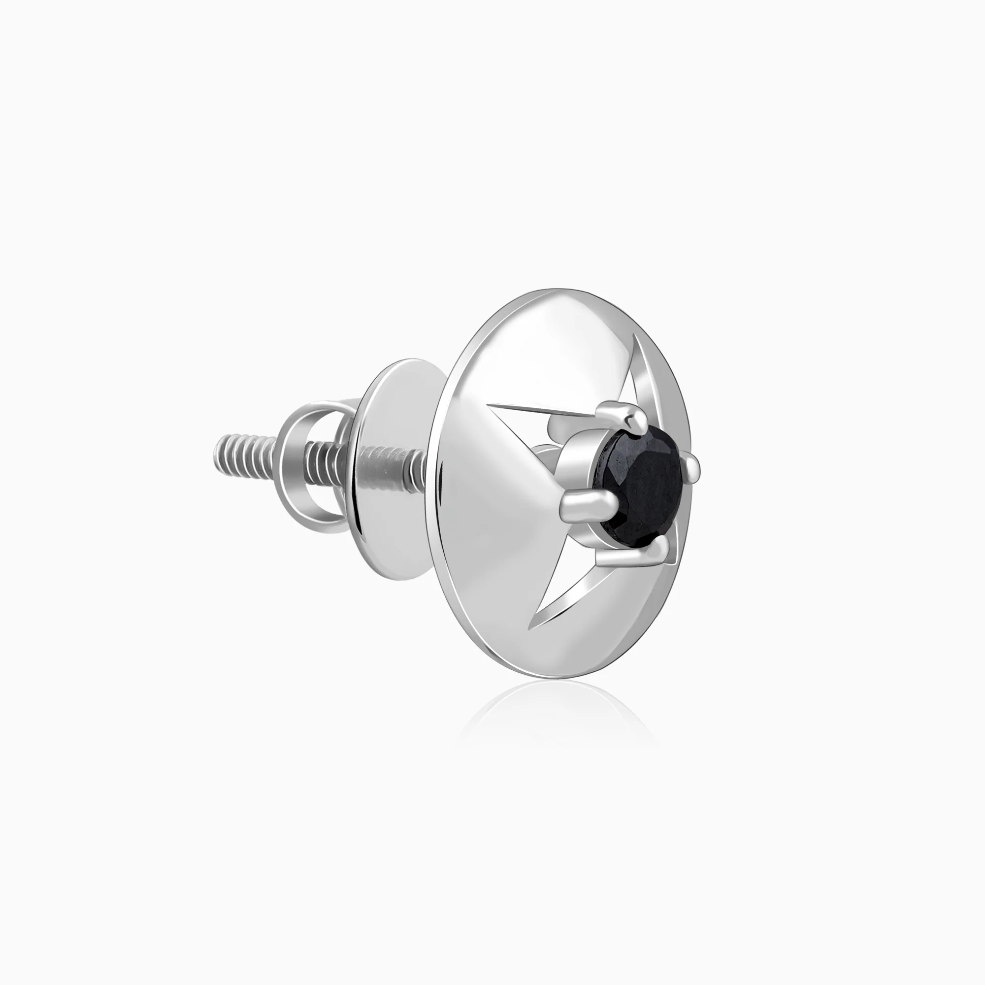 Silver Nightfall Star Stud For Him - Image 5