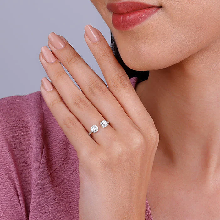 Silver Not-So-Round Ring - Image 3