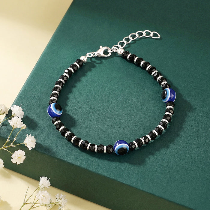 Silver Old School Nazar Bracelet - Image 2