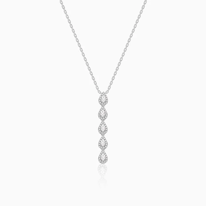 Silver Twilight Sparkle Pendant with Link Chain