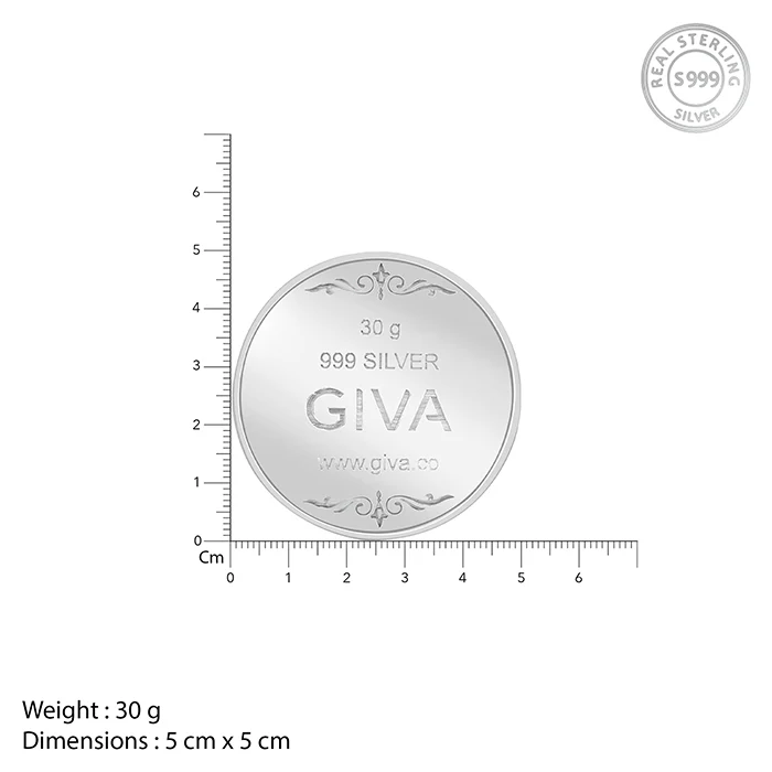 Silver Personalise in Hindi Coin- 30g - Image 5