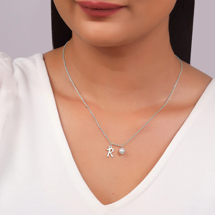 Silver Personalised Chic Necklace - Image 4