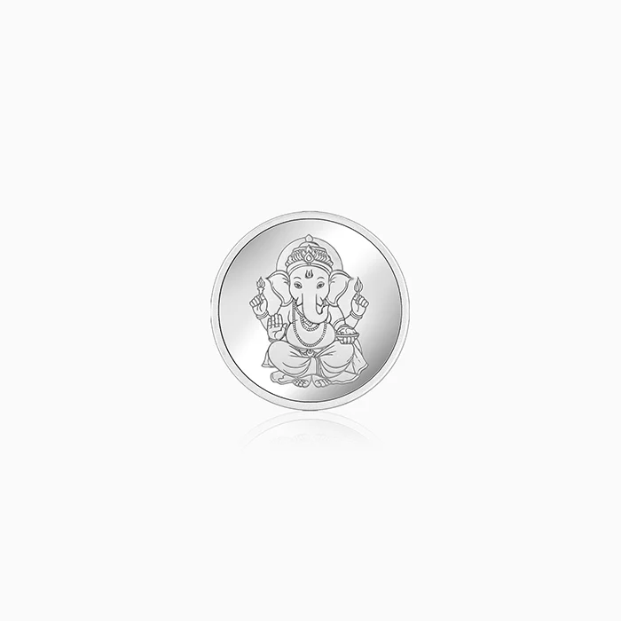Silver Personalised Ganesha Coin - 20g - Image 2