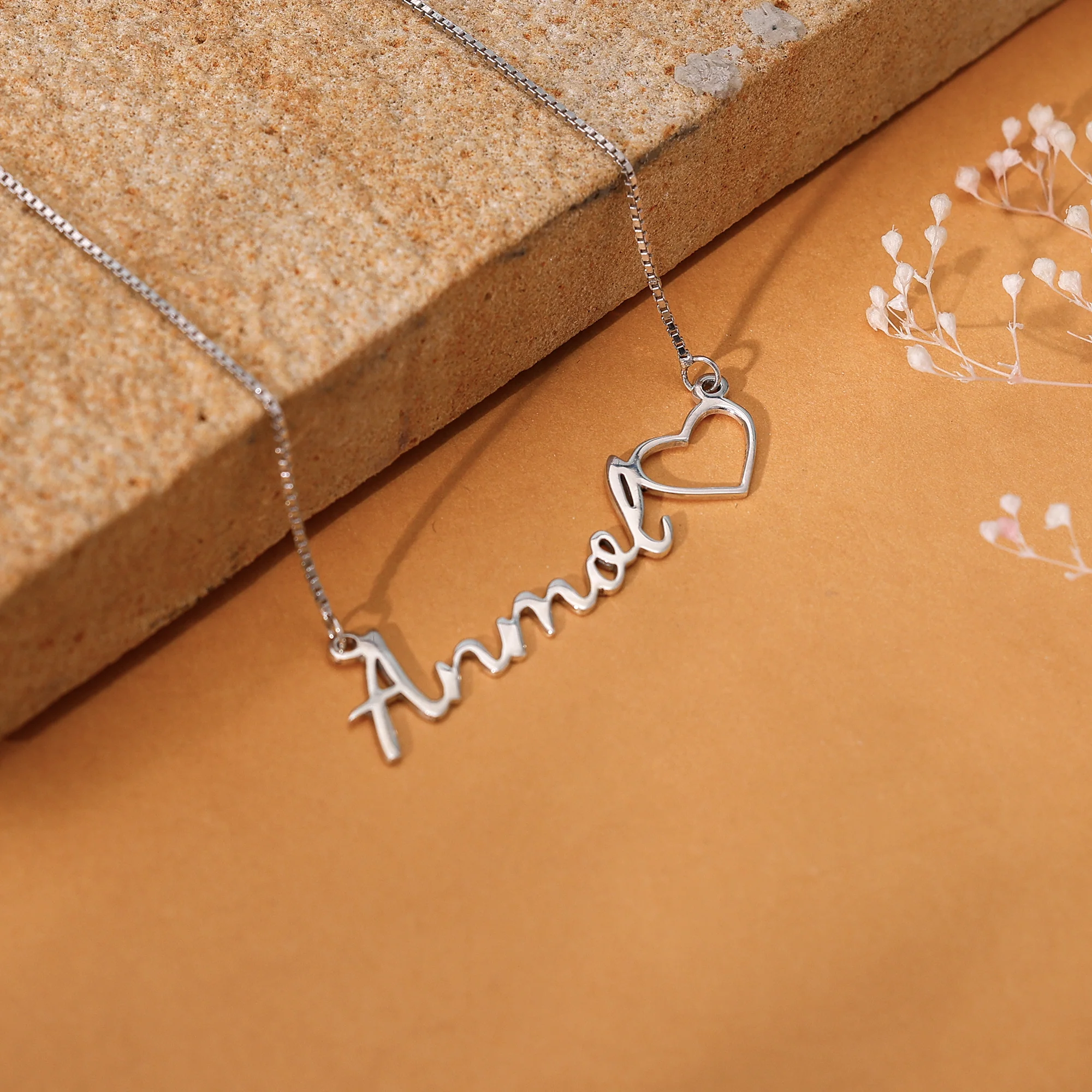 Silver Personalised Life Partner Pendant - Image 3