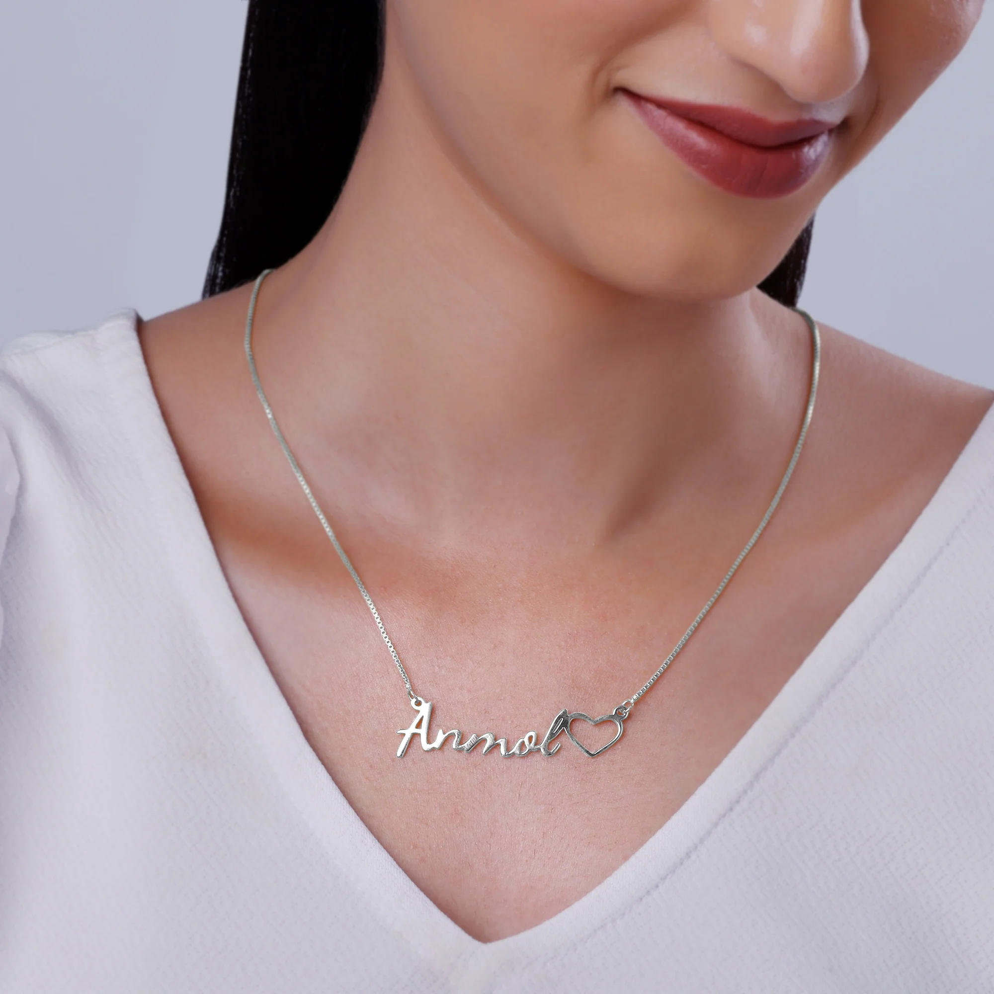 Silver Personalised Life Partner Pendant - Image 4