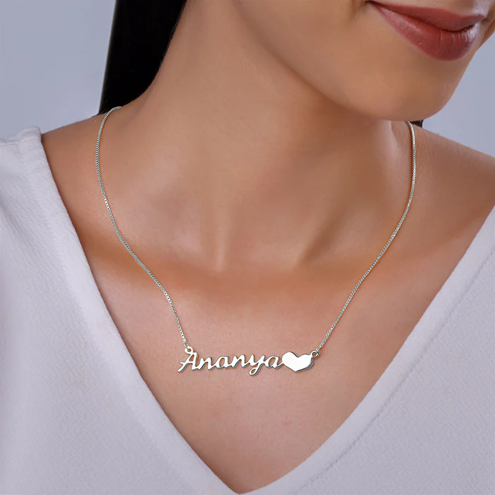Silver Personalised Love Pendant - Image 5