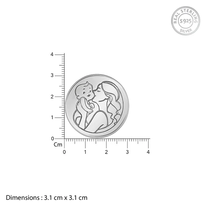 Silver Personalised Mother's Love Coin - Image 4