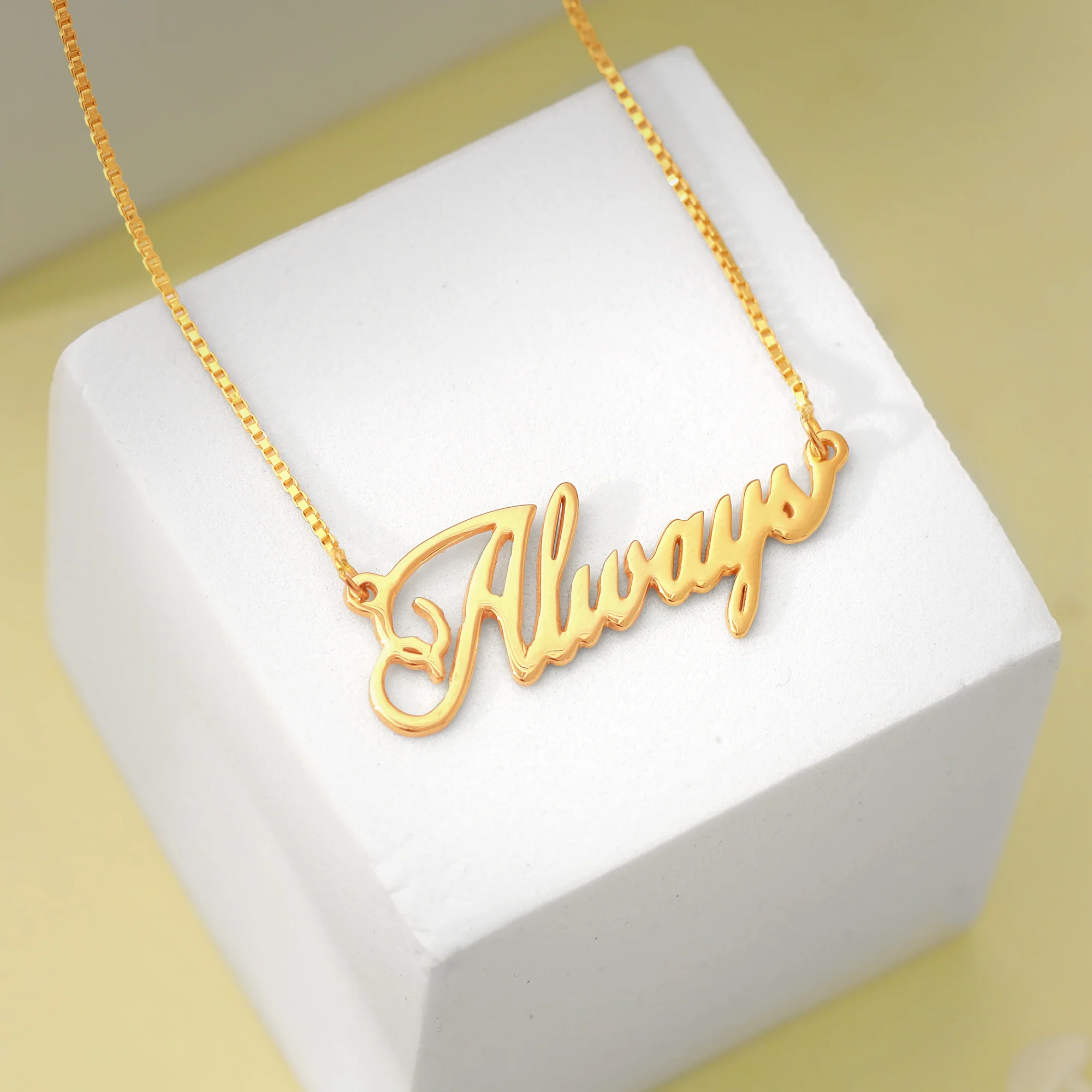 Silver Personalised Eternal Necklace - Image 3