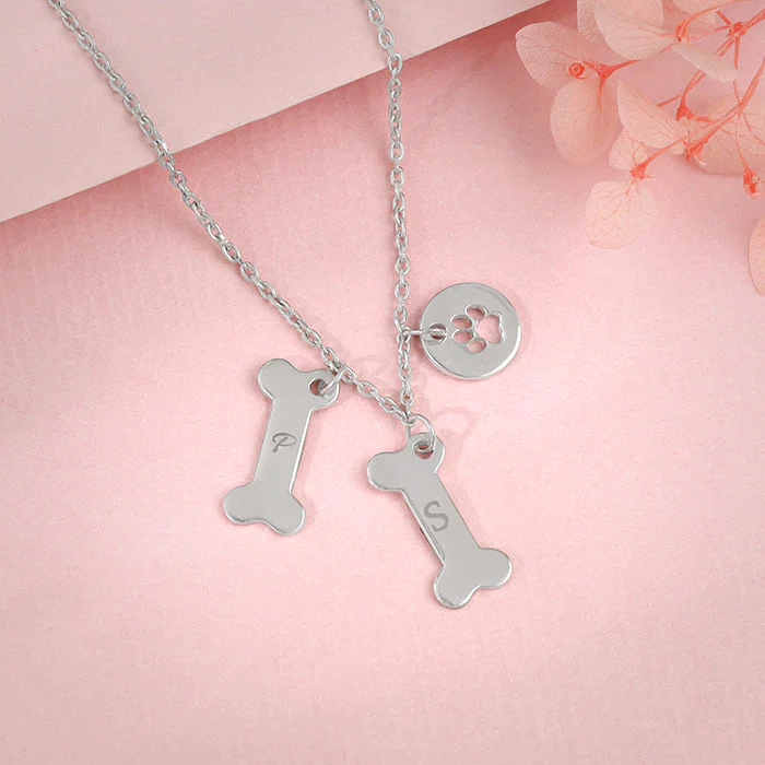 Silver Personalised Pet Lover Necklace - Image 3