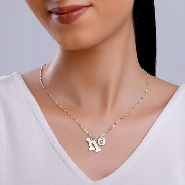 Silver Personalised Pet Lover Necklace - Image 4