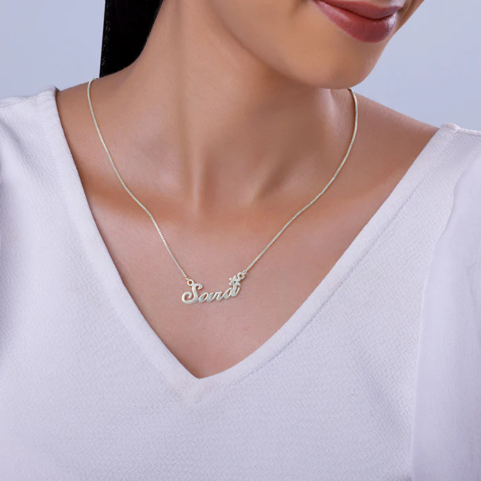 Silver Personalised Self Love Pendant - Image 4