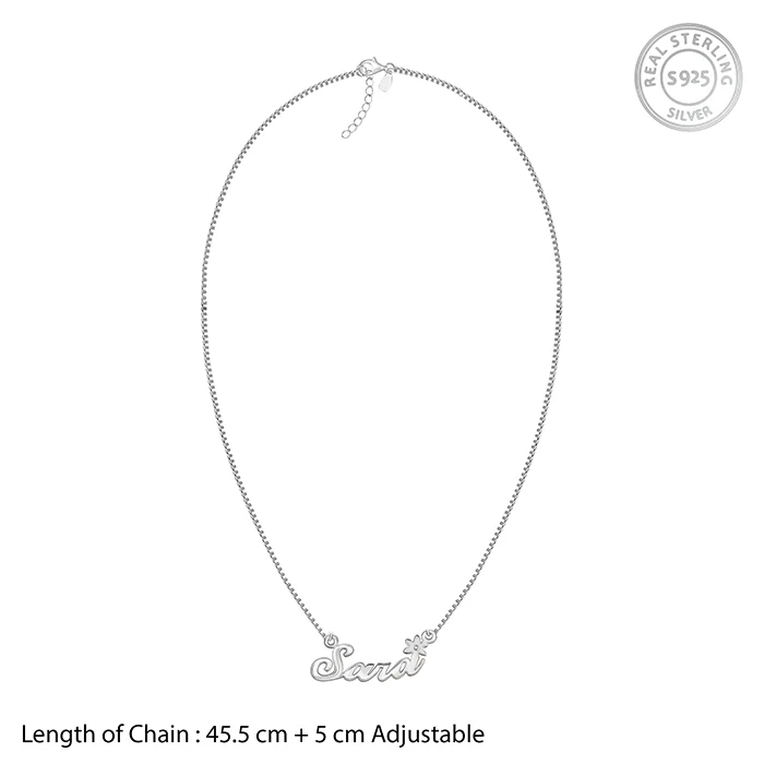 Silver Personalised Self Love Pendant - Image 6
