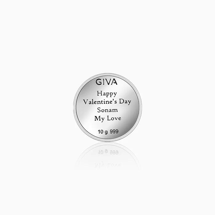 Silver Personalised Wedding Gift Coin - Image 5
