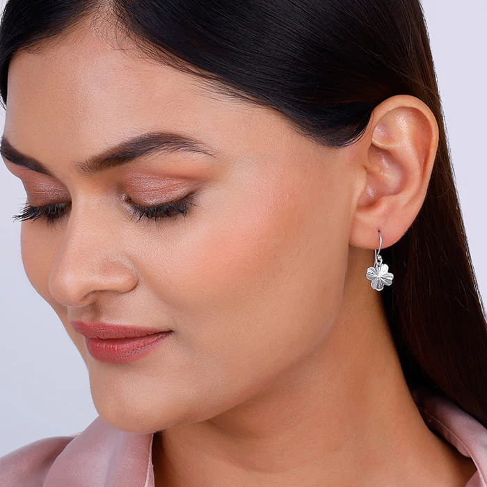 Silver Petals Earring - Image 3