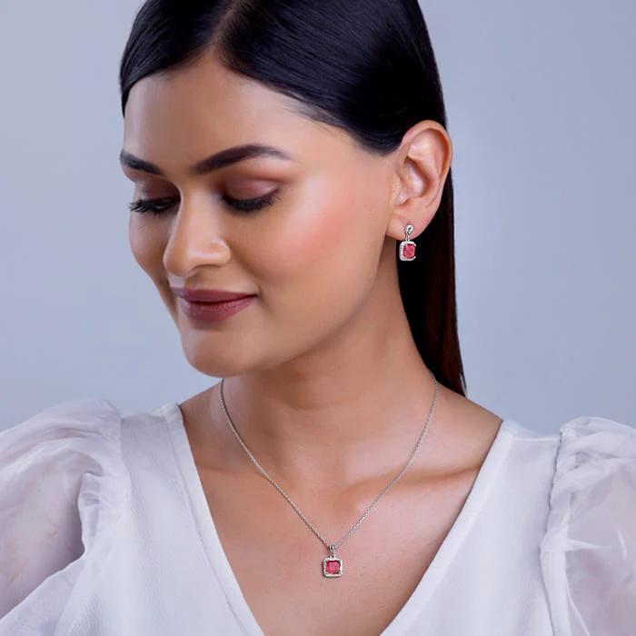 Silver Pink Square Set - Image 3