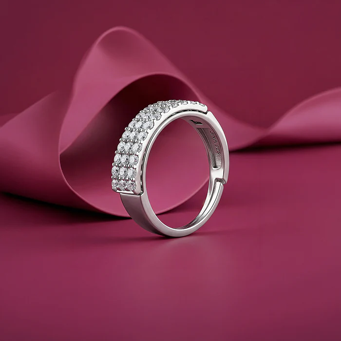 Silver Playful Flip Ring (Size 12) - Image 3