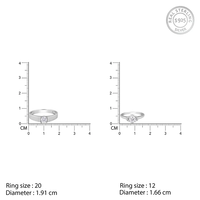 Silver Power Pair Couple Bands - Image 5