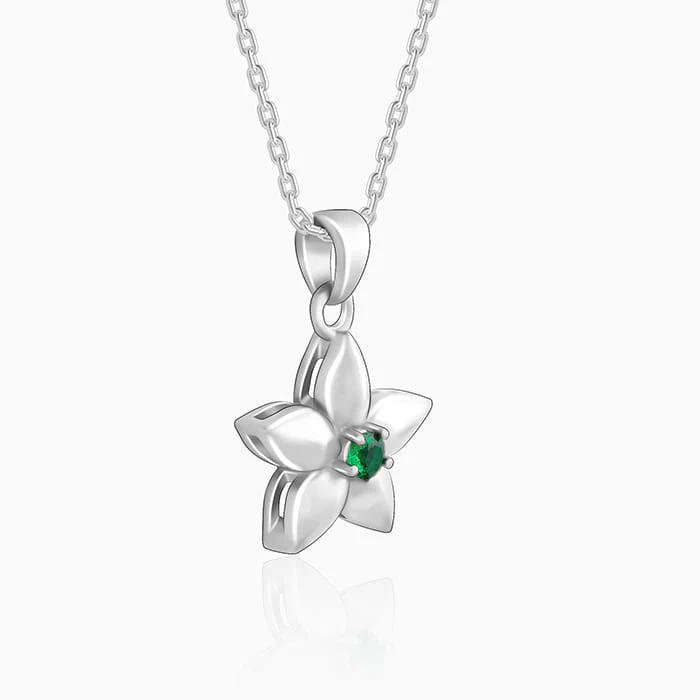 Silver Pratia Pendant With Link Chain - Image 4