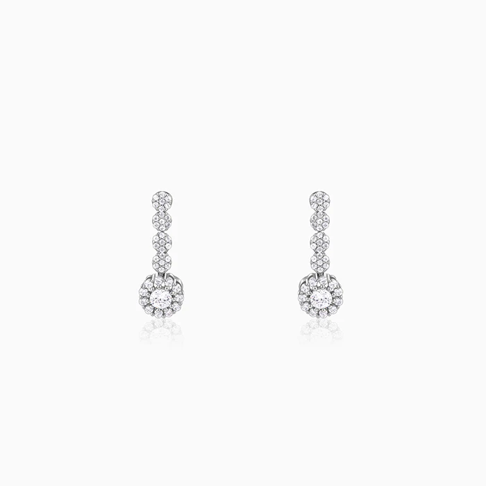 Silver Prima Donna Dangler Earrings