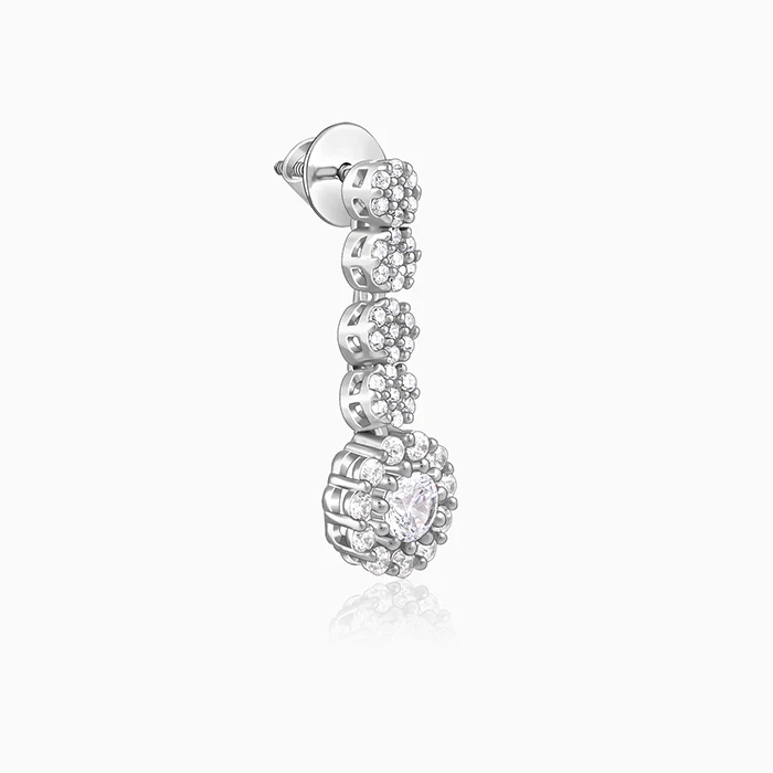 Silver Prima Donna Dangler Earrings - Image 4