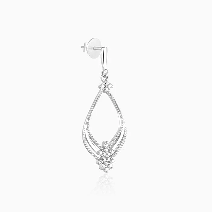 Silver Princess Earrings - Image 4