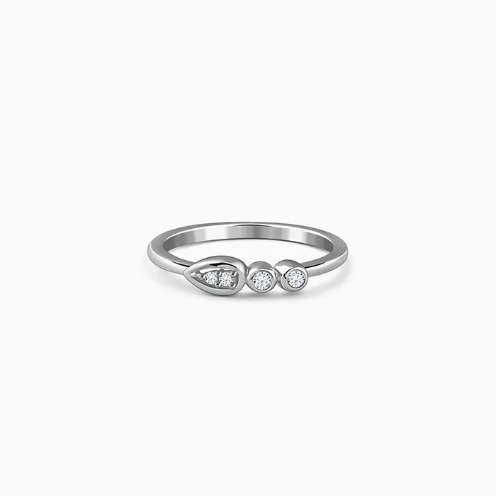 Silver Prism Radiance Ring (Size 12)