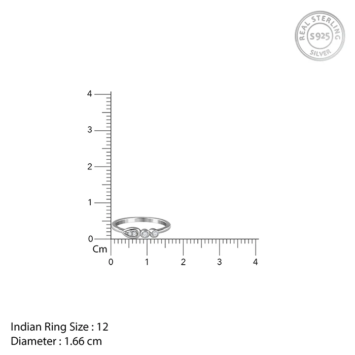 Silver Prism Radiance Ring (Size 12) - Image 4