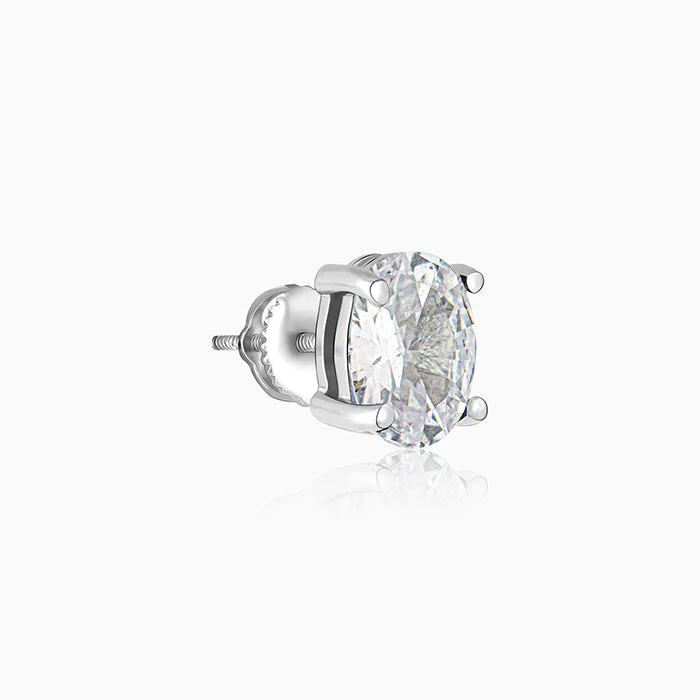 Silver Pristine Stud For Him - Image 6