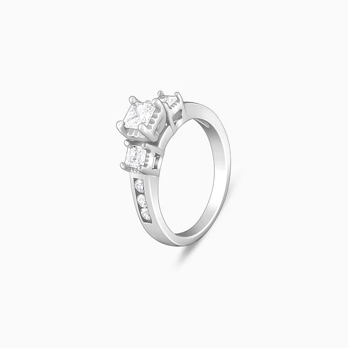 Silver Quadrilateral Ring - Image 4