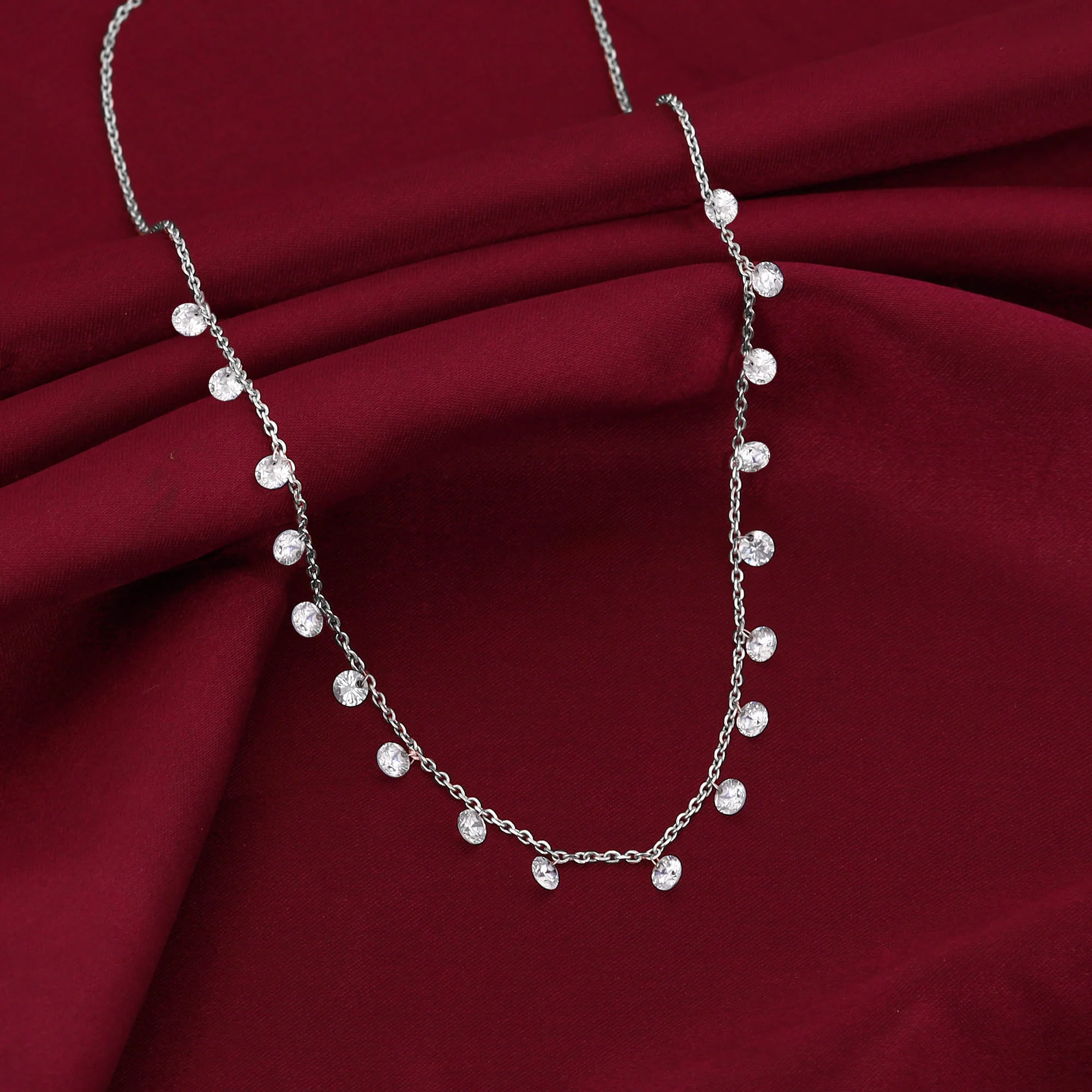 Anushka Sharma Silver Queens Necklace - Image 2