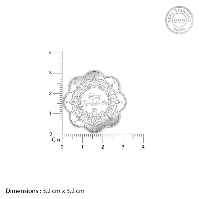 Silver Rakshabandhan Coin- 10g - Image 5