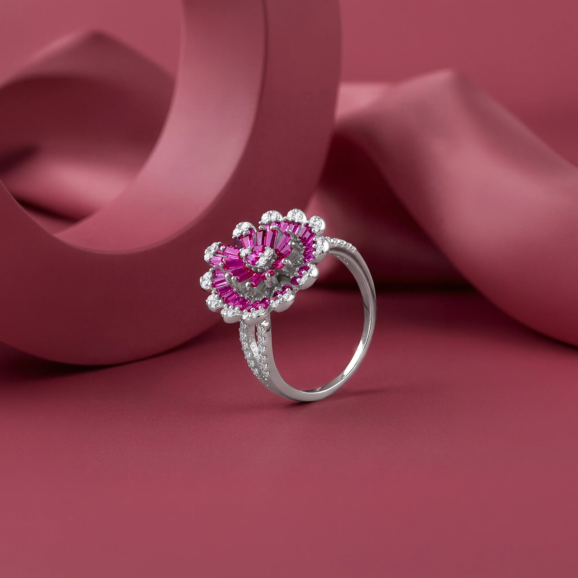 Silver Rani Noor Ring (Size 11) - Image 2